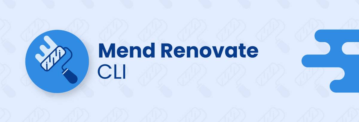 Renovate, the game changer. Mend Renovate CLI